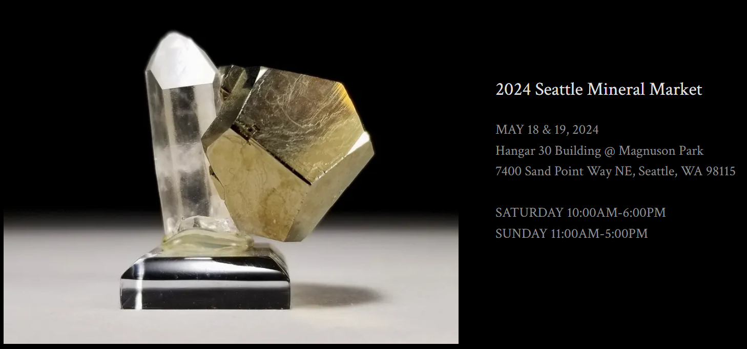 Seattle Mineral Market 2024 Show Flyer